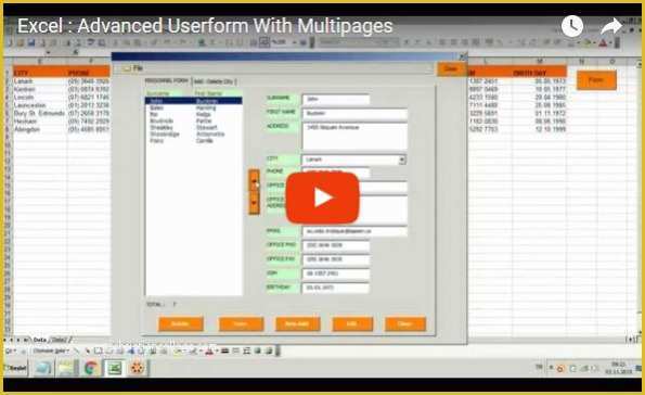 56 Free Excel Userform Templates Heritagechristiancollege