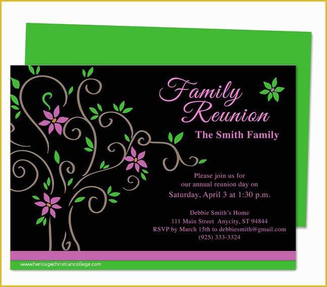 Free Family Reunion Website Template Of Reunions Letters and Family Reunions On Pinterest