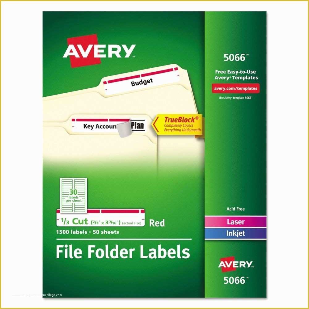Free File Folder Labels Template Of Download Avery Business Cards Template