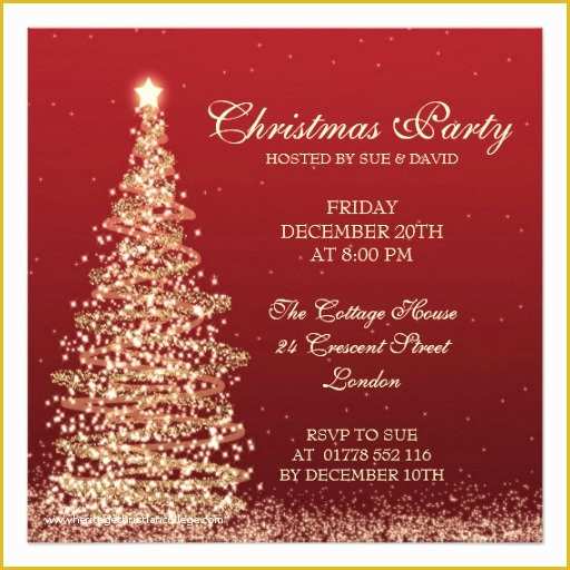 Free Holiday Party Invitation Templates Of 22 Printable Christmas ...