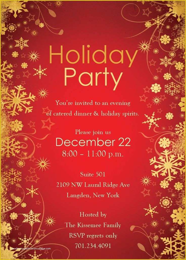 Free Holiday Party Invitation Templates Word Of Best 25 Christmas Party Invitations Ideas On