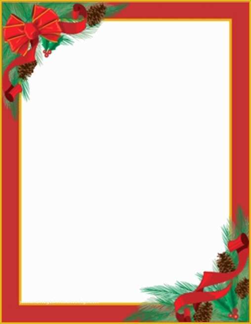 Free Holiday Stationery Templates Word Of Christmas Letterhead 