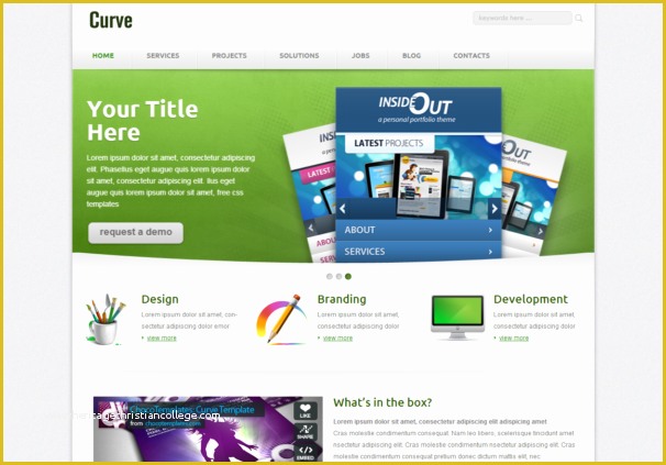 Free HTML5 Css3 Website Templates Of Curve Responsive HTML5 Template HTML5xcss3
