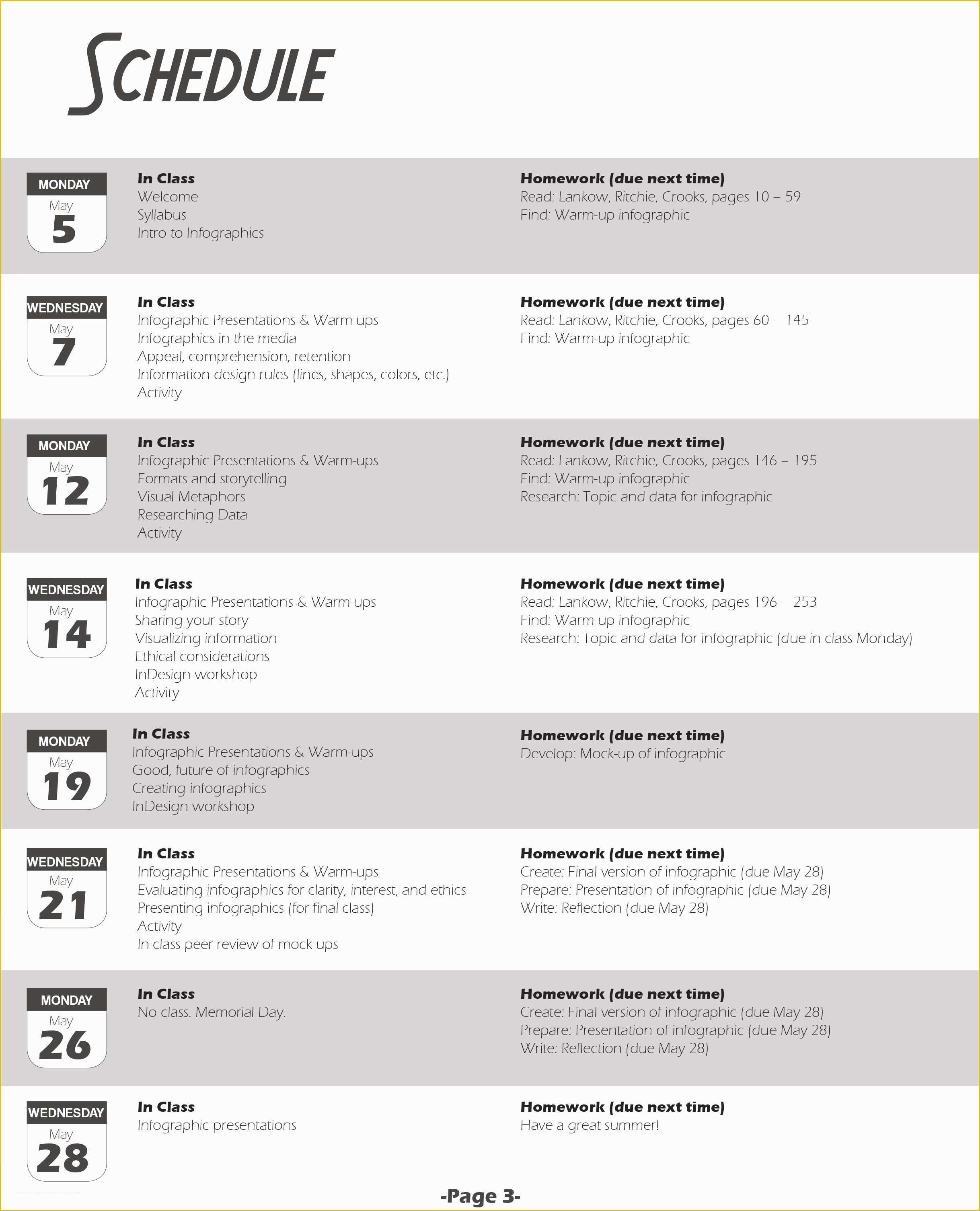 28 Free Infographic Syllabus Template Heritagechristiancollege