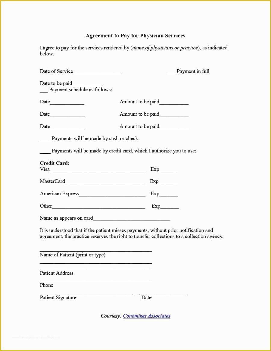 Free Installment Contract Template Of Payment Agreement 40 Templates 