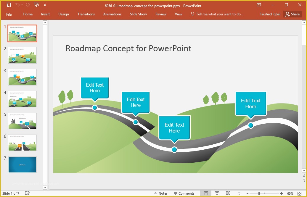 Free It Roadmap Template Of Best Roadmap Templates For Powerpoint 