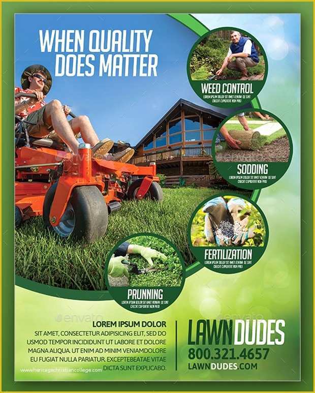 Free Lawn Mowing Service Flyer Template Of 18 Landscaping Flyer