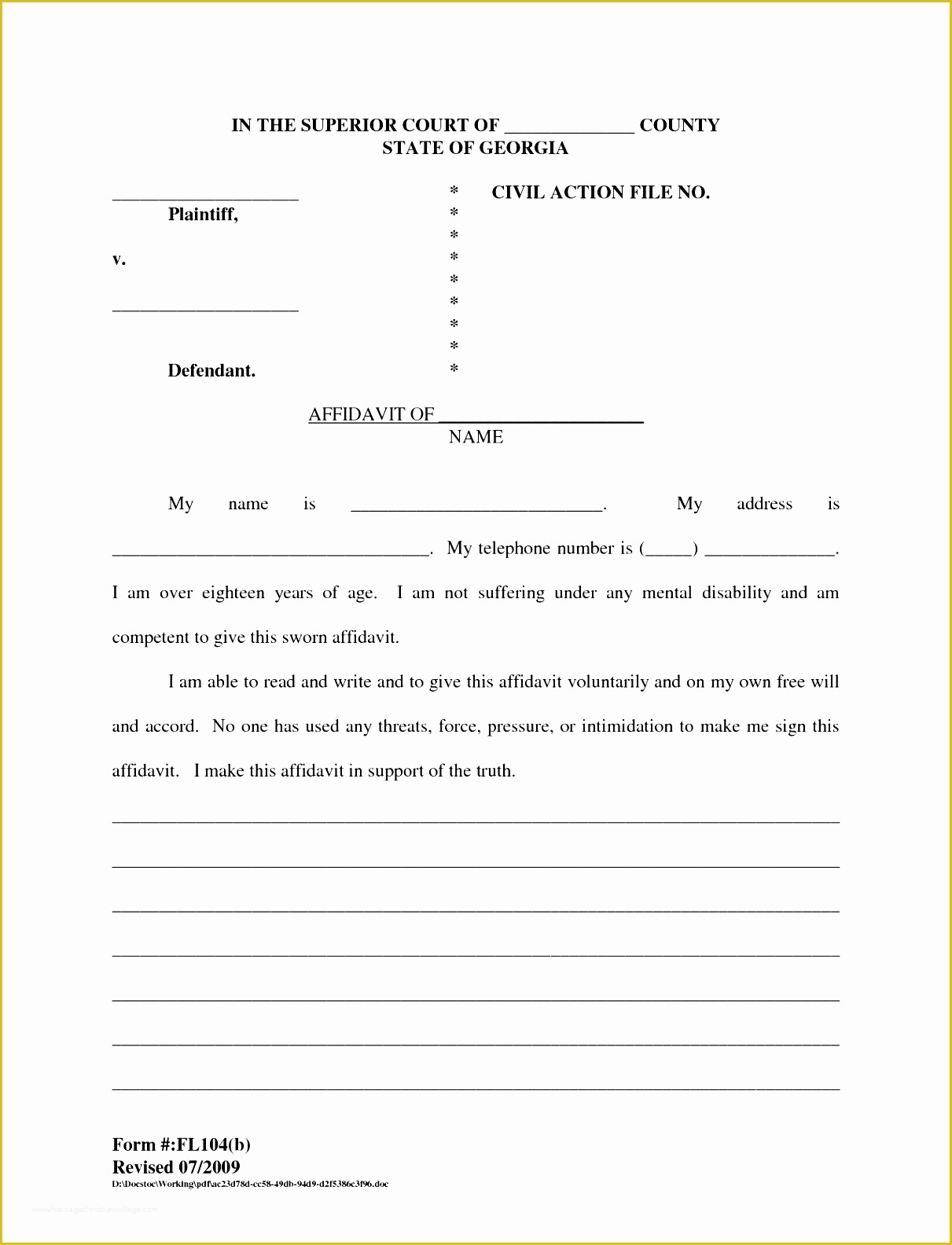 6-affidavit-form-template-in-word-sampletemplatess-sampletemplatess