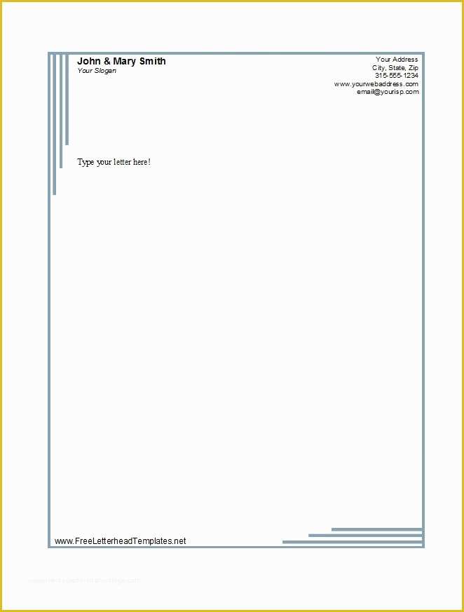 Free Letter Headed Paper Templates Download Of 45 Free Letterhead 