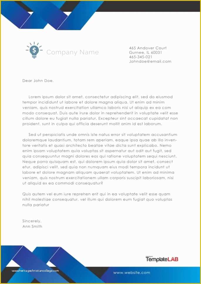 Free Letter Headed Paper Templates Download Of 45 Free Letterhead 