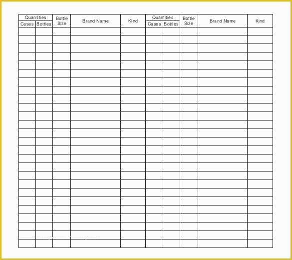 Free Liquor Inventory Spreadsheet Template Of Beverage Inventory ...