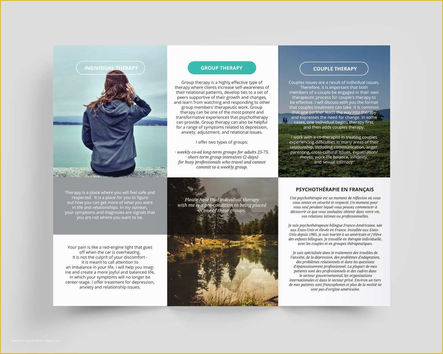 Free Mental Health Brochure Templates Of Elegant Serious Brochure 