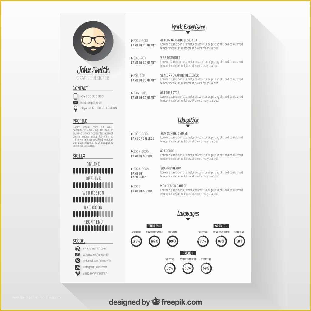 Free Modern Resume Templates Microsoft Word Of Resume Template 