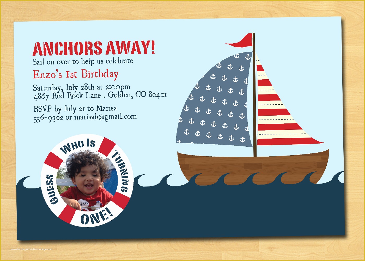 Free Nautical Invitation Templates Of Nautical Birthday Invitations 