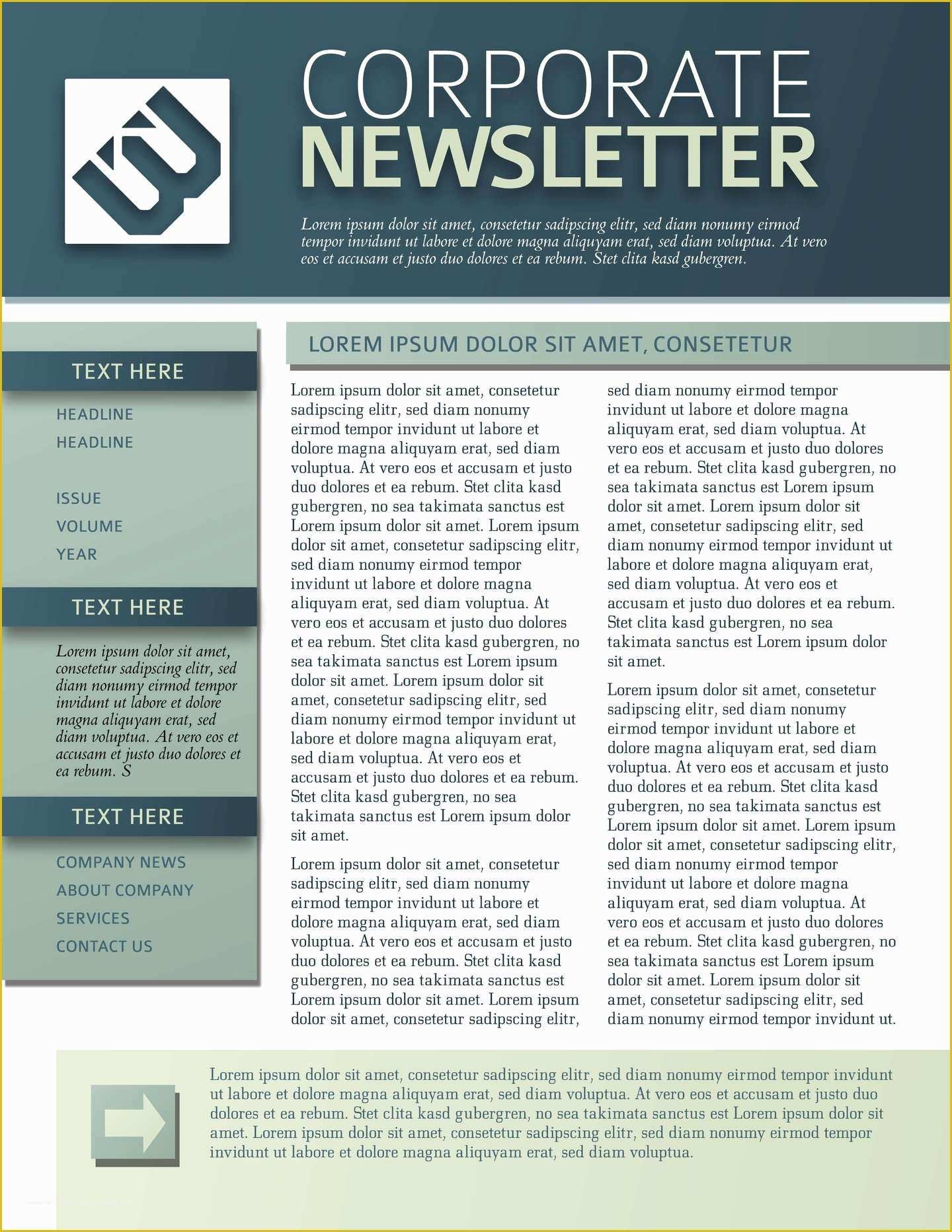 Free Newsletter Templates Of 9 Free Business Newsletters Templates 