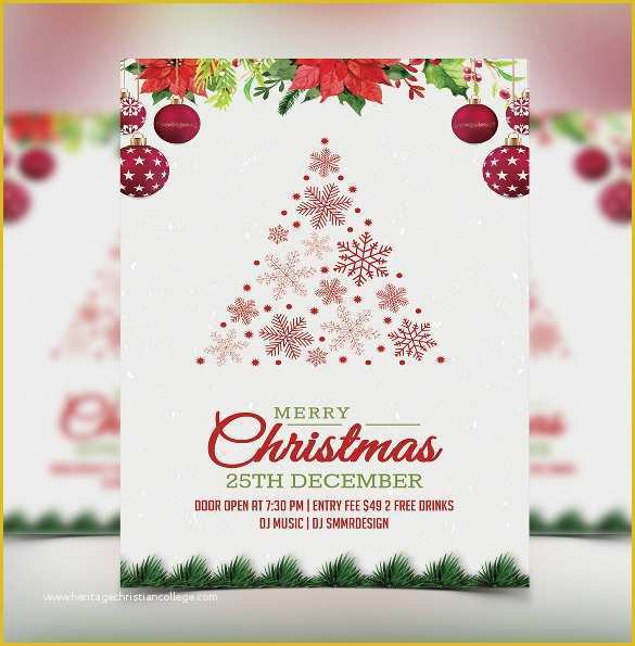  Free Online Christmas Card Templates Of 20 Christmas Invitation 