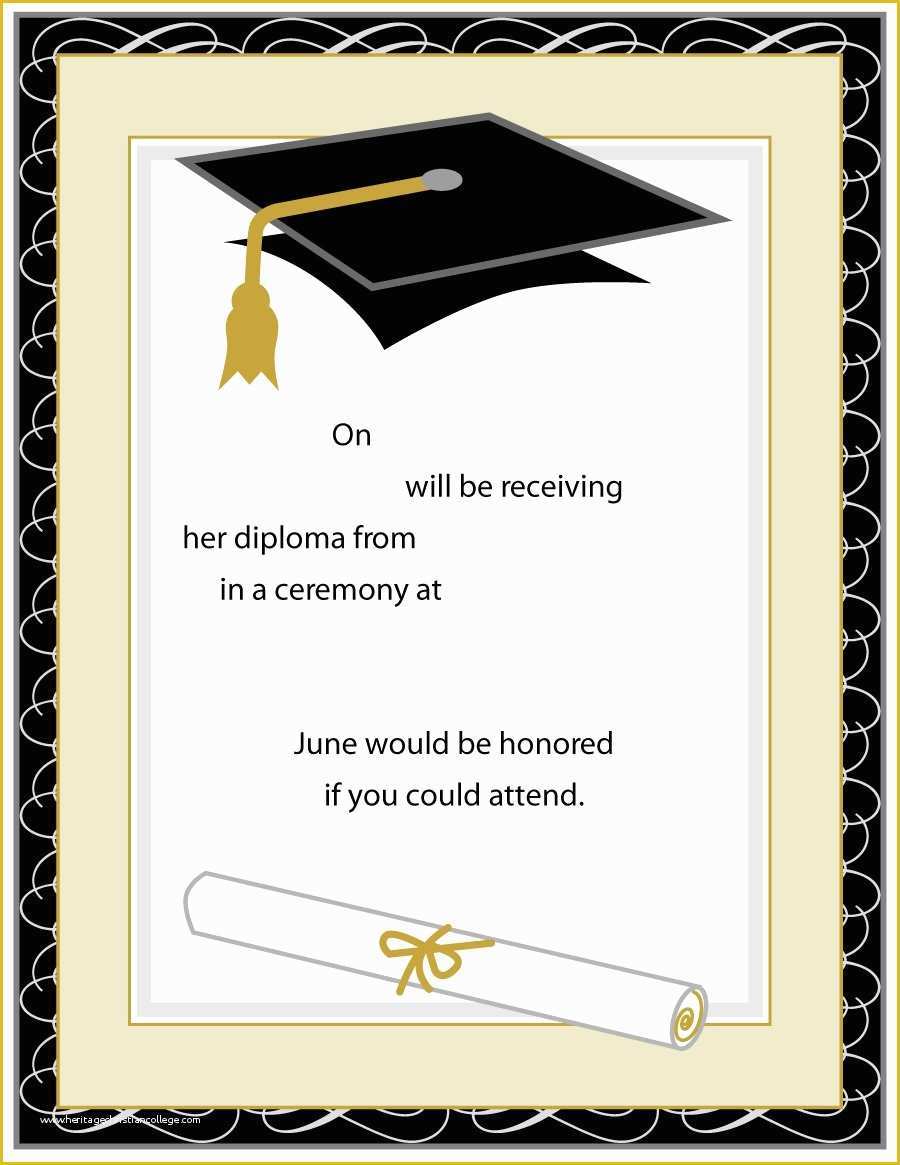 Free Online Graduation Party Invitation Templates Of 40 Free Graduation 