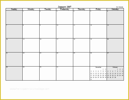 Free Online Weekly Planner Template Of Free Monthly Calendar or Planner Printable Line