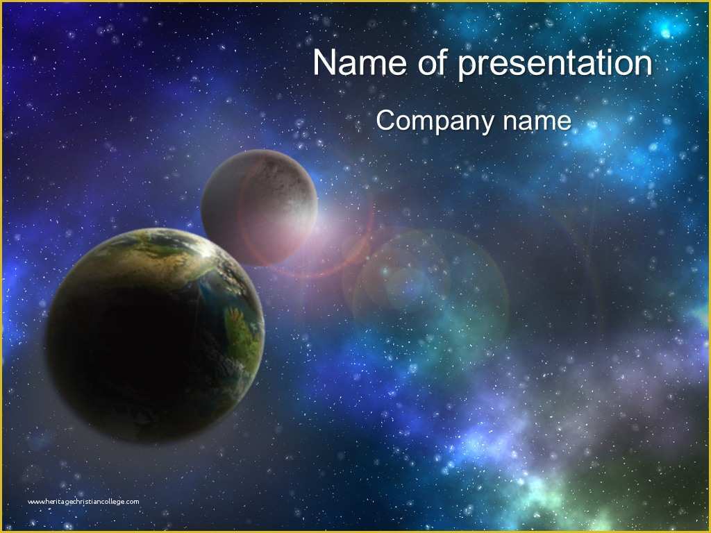 Free Outer Space Powerpoint Template Of Free Outer Space Powerpoint 