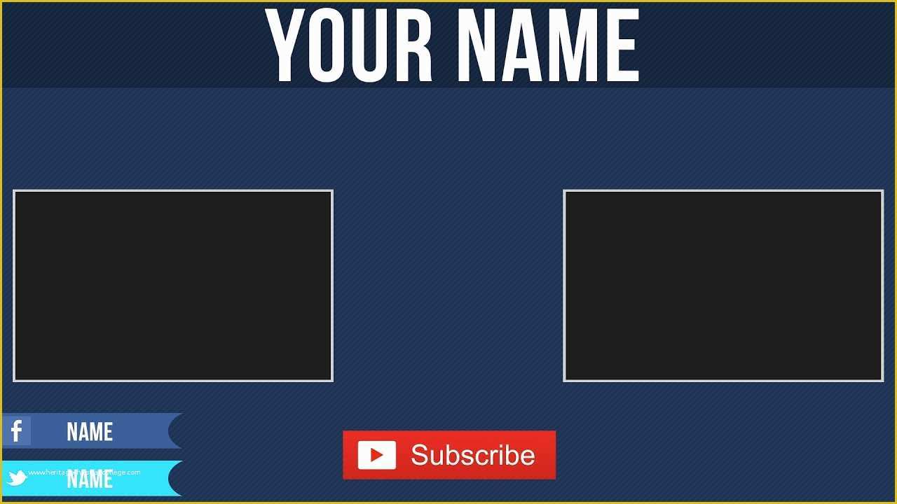 Outro Template After Effects