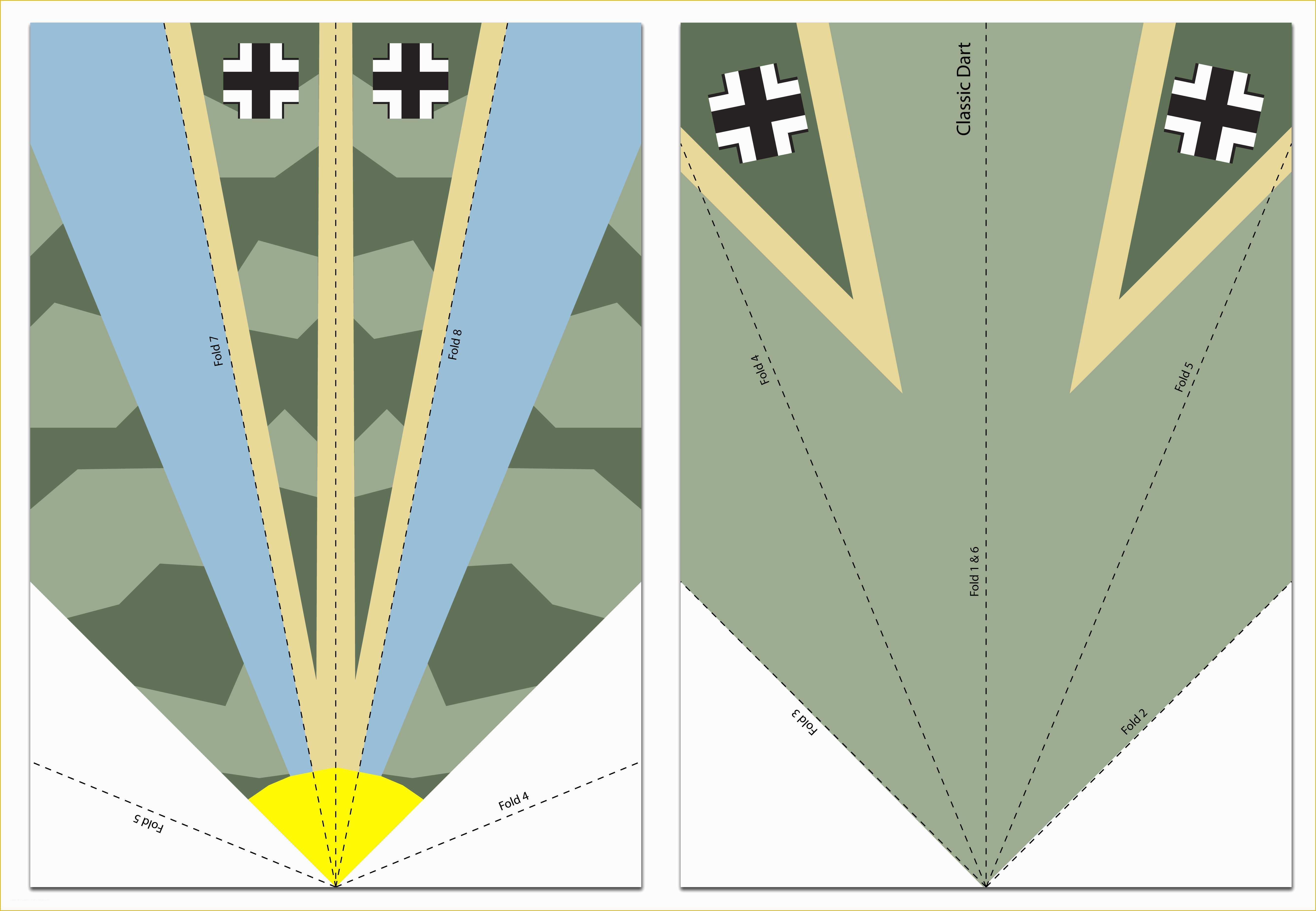 Foldable Flight Free Templates Printable Templates