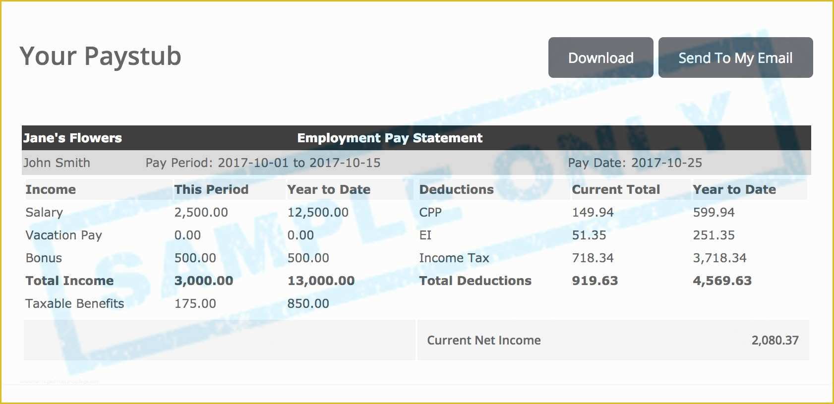 Free Pay Stub Template With Calculator Of Fresh Free Pay Stub Template 