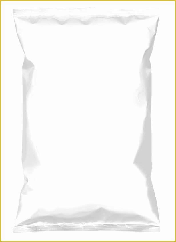 Downloadable Blank Chip Bag Template