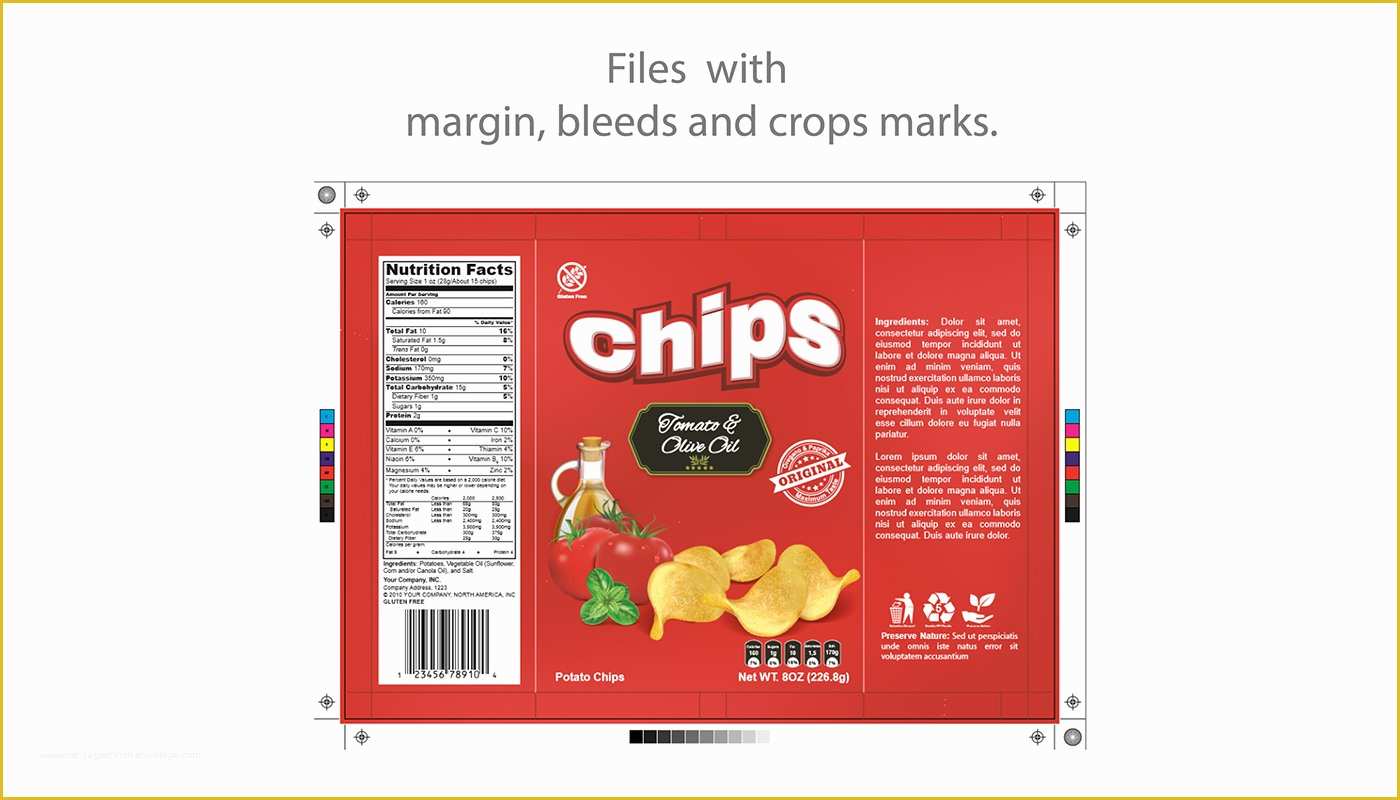 Free Potato Chip Bag Template Of Chips Potato Mockup And Template 