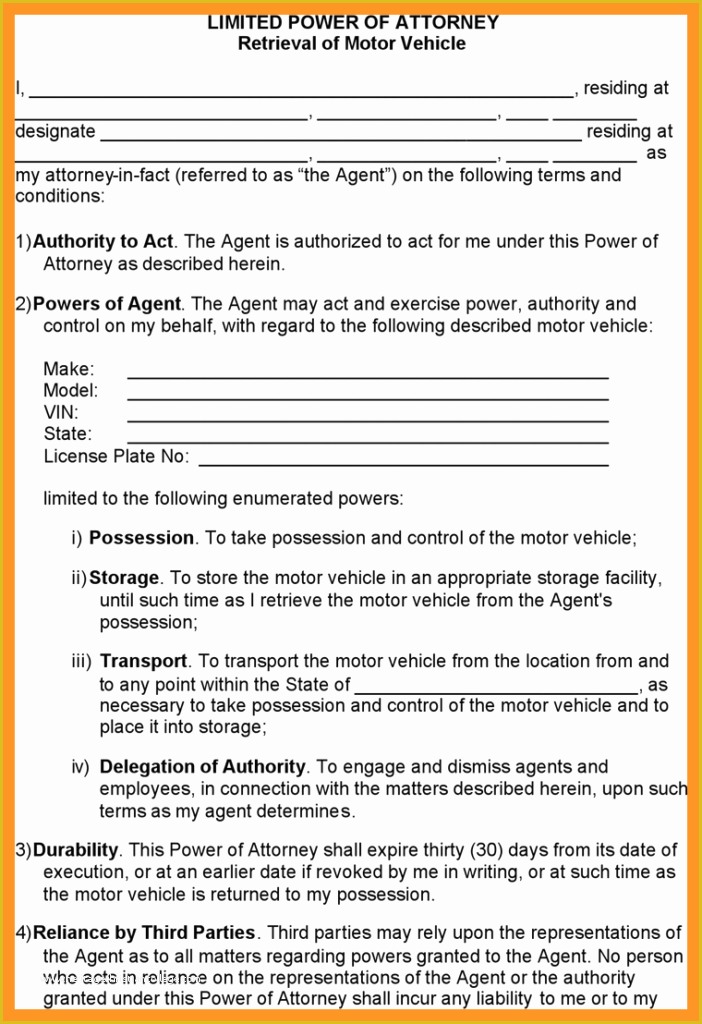  Free Power Of Attorney Template California Of 20 California Poa Forms 