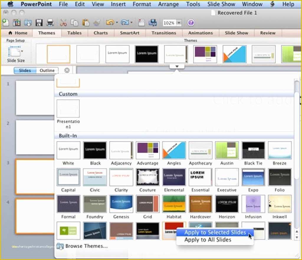 How To Add A Template To Powerpoint Mac Careershor