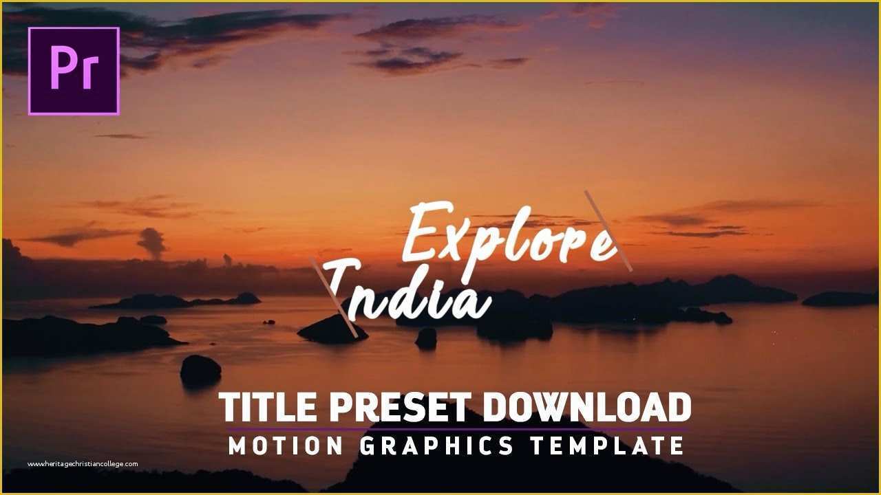 Free Premiere Pro Templates Of Free Titles Intros Preset For Premiere 