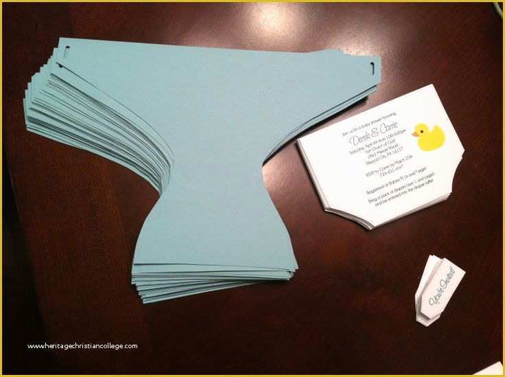 Free Printable Baby Shower Diaper Invitation Templates Of Free Diaper Party Invitations