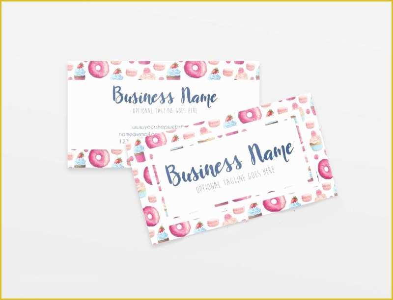 baking business card templates free printable