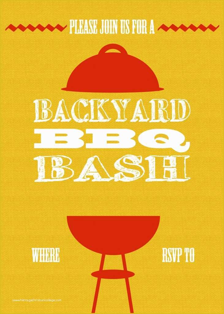  Free Printable Bbq Invitation Templates Of Diy Printable Backyard Bbq 