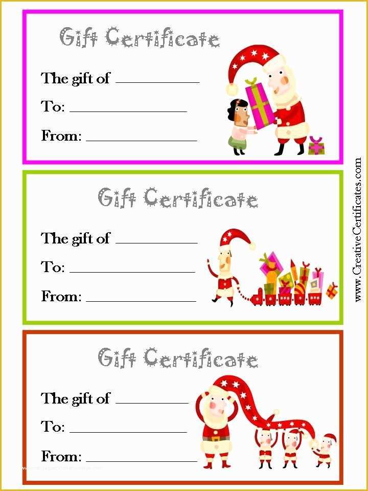 Free Printable Christmas Gift Certificate Template Word Of The 25 Best Voucher Template Free 