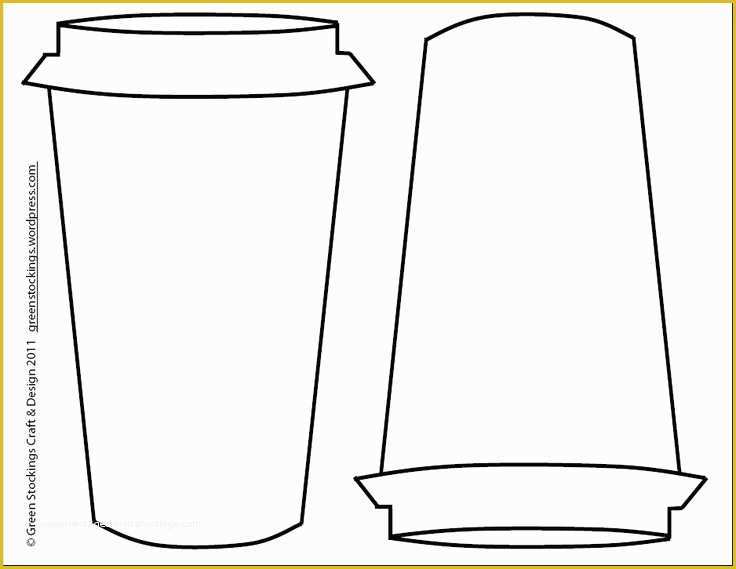 Free Printable Coffee Cup Template