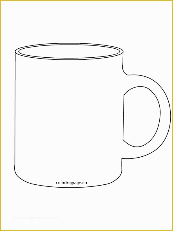 Hot Chocolate Mug Template