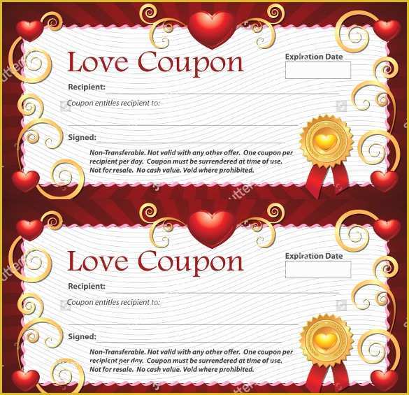 Love Coupon Template Download Free