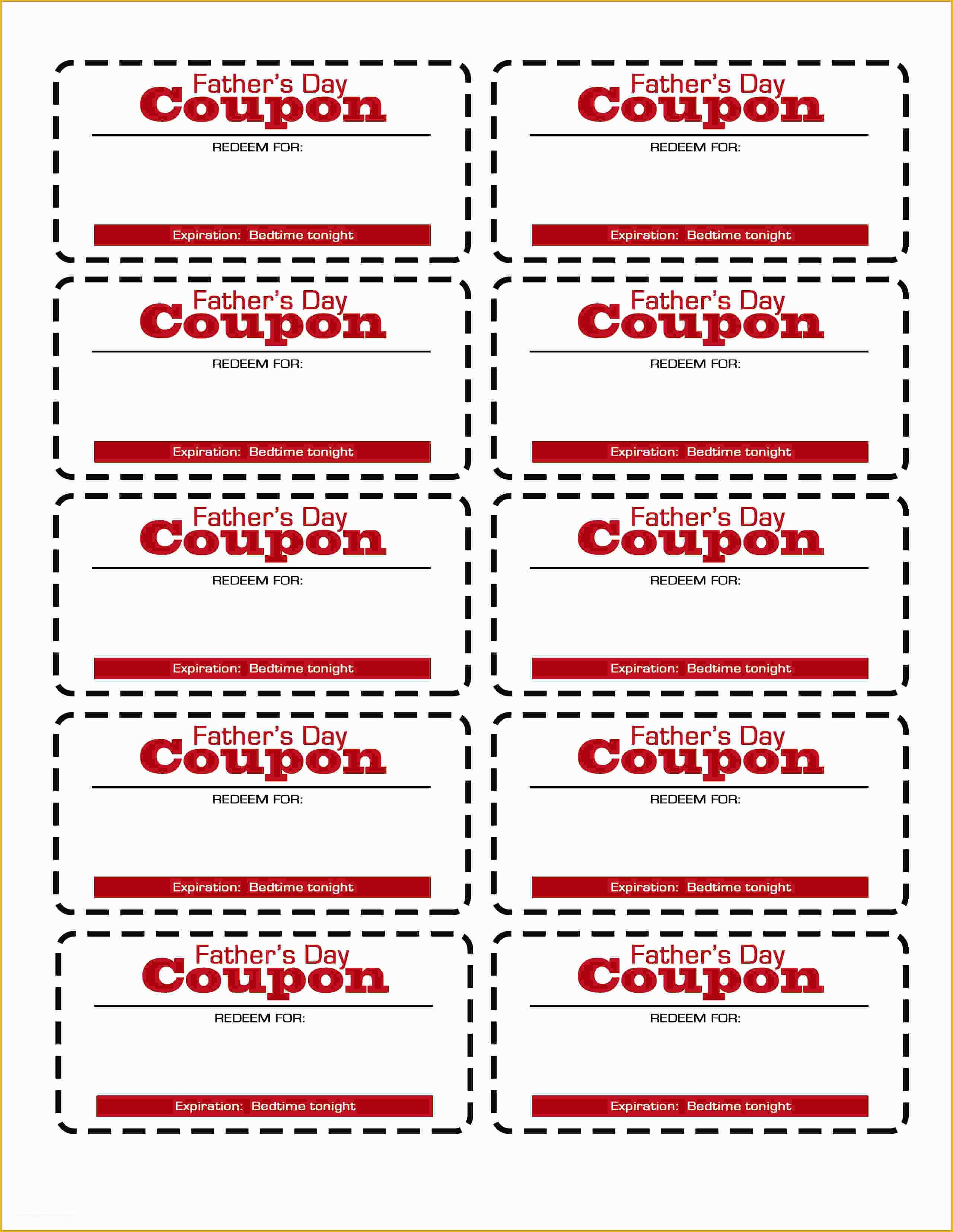 Free Printable Coupon Templates Of Template Coupon Template Heritagechristiancollege