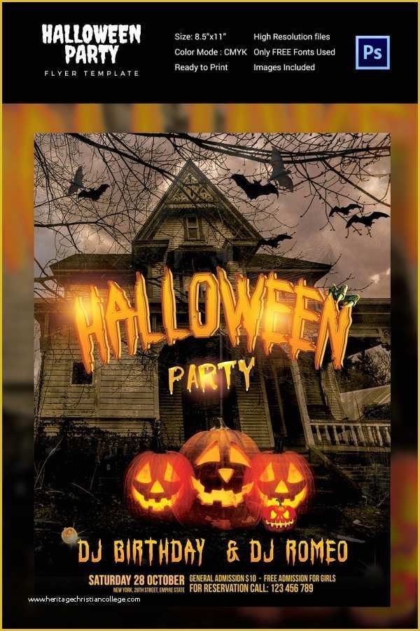 Free Printable event Flyer Templates Of 68 Halloween Templates Editable Psd Ai Eps format