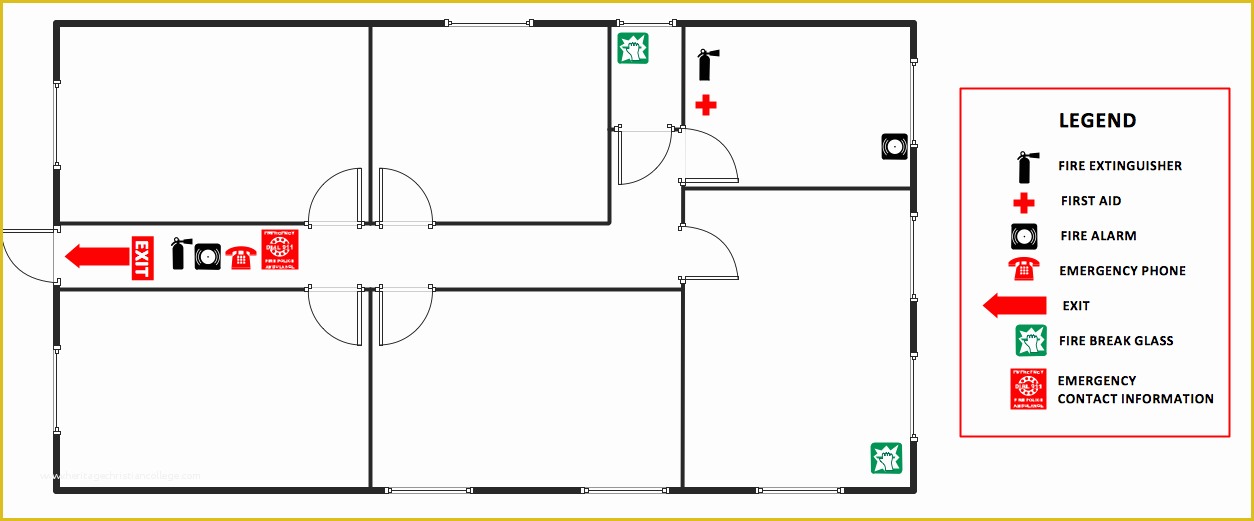 fire escape plan example