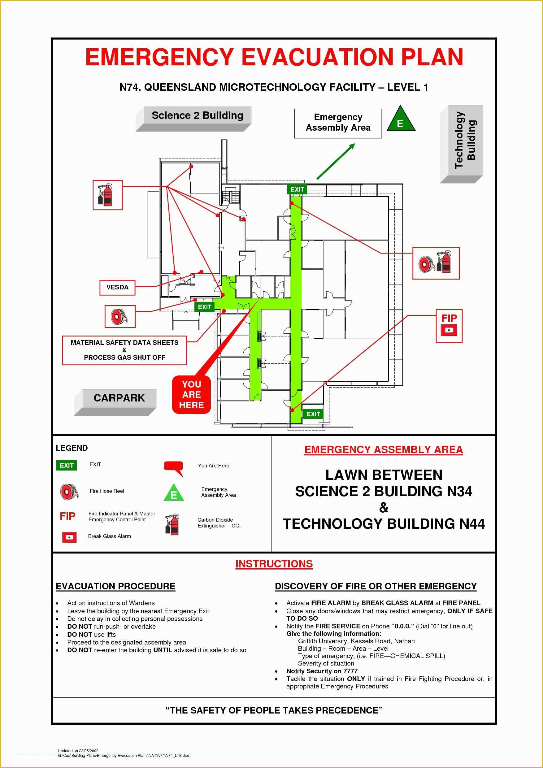 Free Printable Printable Evacuation Plan Template Printable Templates