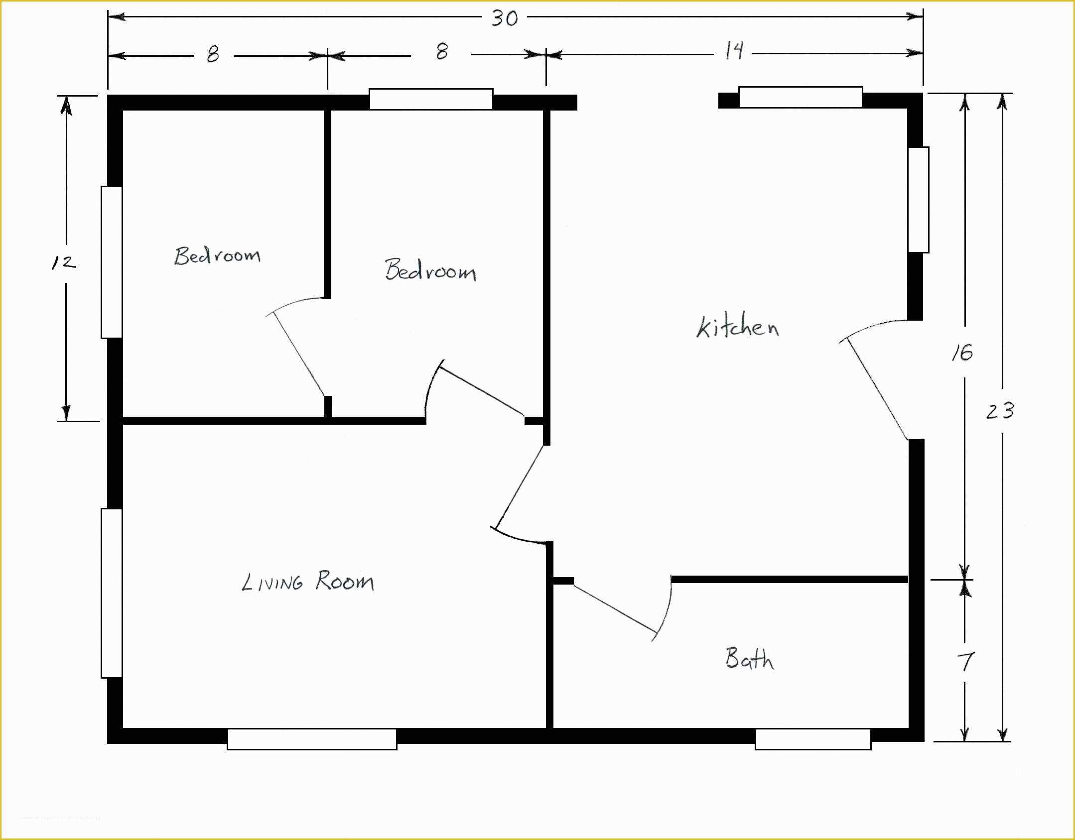 Printable Blank Floor Plan Template