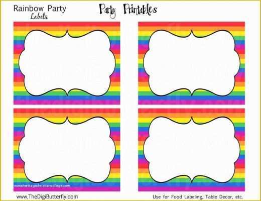 Free Printable Food Labels Templates Of 6 Best Of Free Printable Party ...