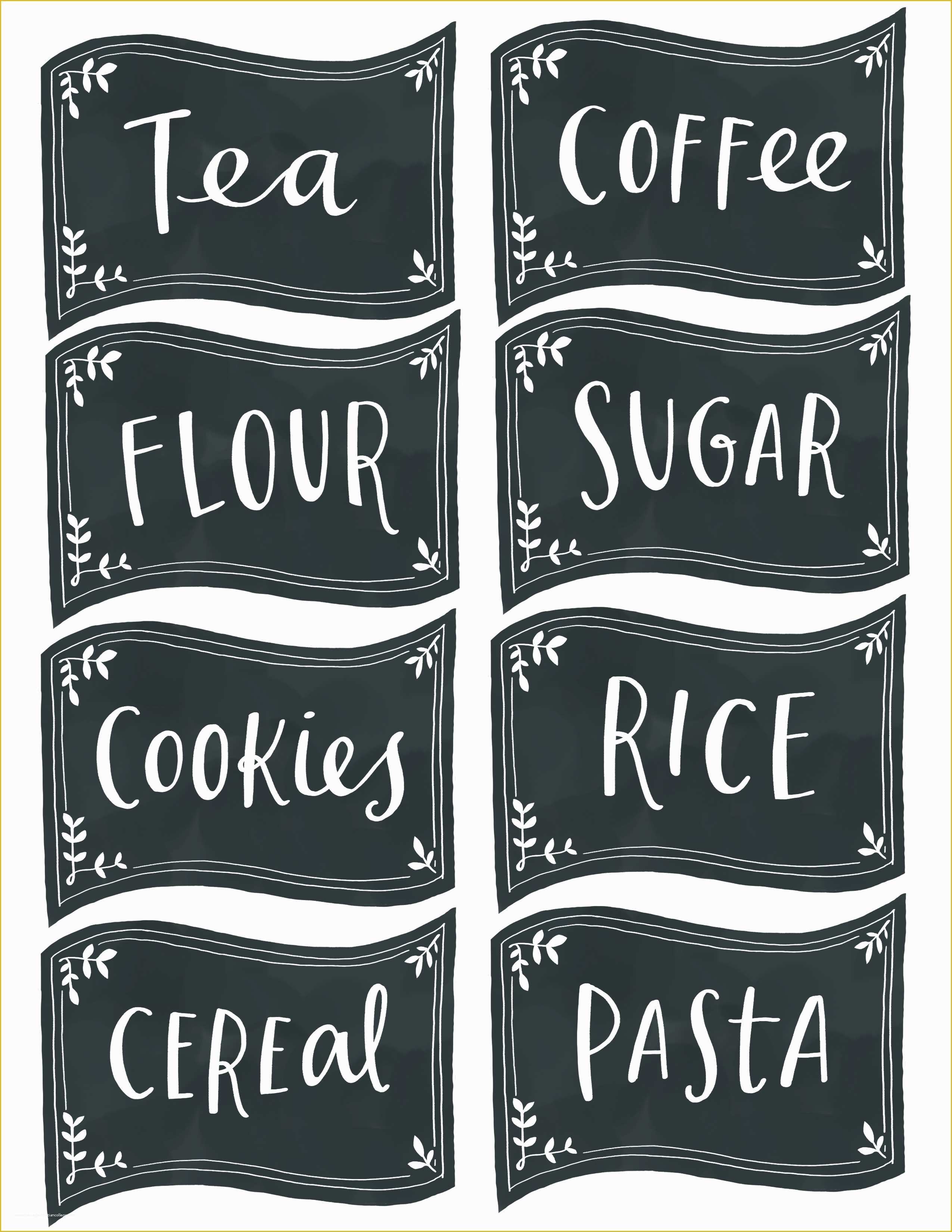 Food Label Templates