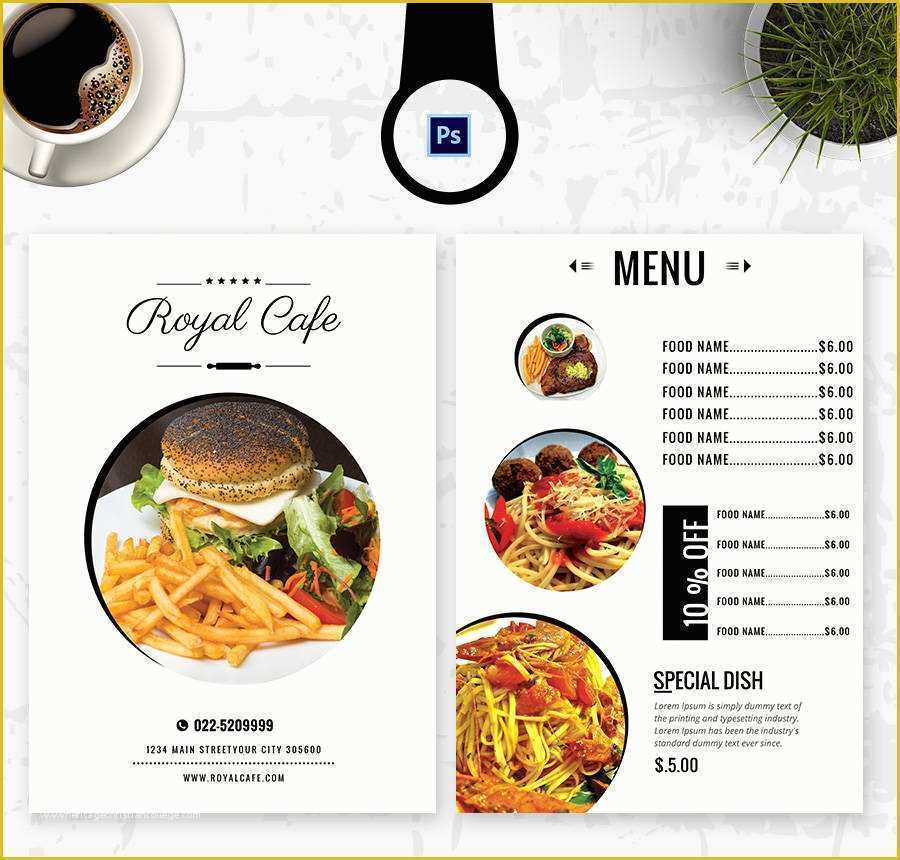 Free Printable Food Menu Templates Of 16 Free Menu Templates Cafe 