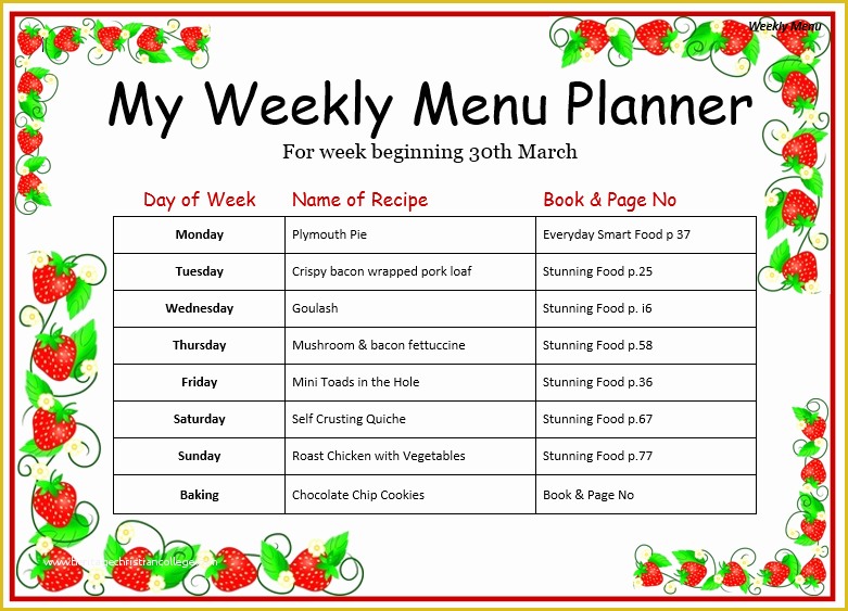 Free Printable Lunch Menu Template Of Free Printable School Menu 