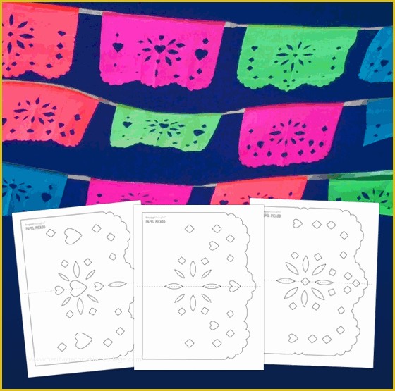 Free Printable Papel Picado Template Of Easy Diy Papel Picado Templates Printable Craft Ideas 