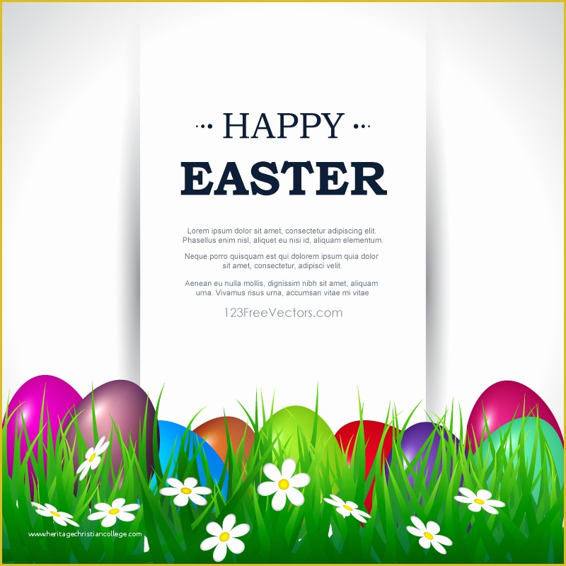  Free Printable Religious Business Card Templates Of Happy Easter Card 