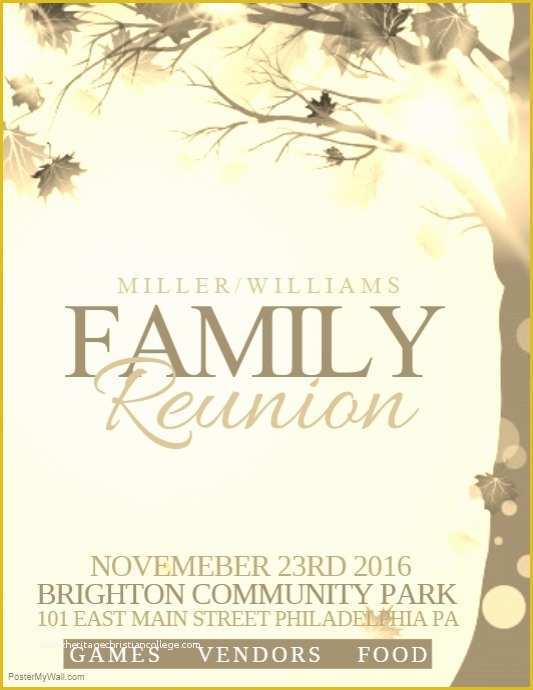 Family Reunion Save The Date Templates